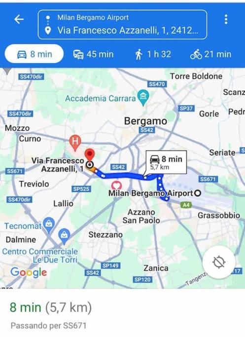 Apartament Da Antonella Bergamo Zewnętrze zdjęcie